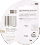 3m Scotch eemaldatav kahepoolne teip, 190 x 500 cm, teras, l&auml;bipaistev, 75 x 200 tolli