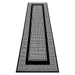 Vaip, Koridorivaibad GLOSS kaasaegne 6776 85 stiilne, raam, Kreeka must / elevandiluu