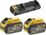 Zestaw flexvolt 2x9.0Ah+ład.DEWALT DCB132X2-QW