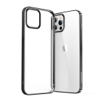 Joyroom New Beautiful Series ultra thin case with electroplated frame for iPhone 12 Pro Max black (JR-BP796) (Black \ iPhone 12 Pro Max)