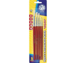 Naturaalsete harjastega Astra harjad, 5 tk. (r. 2,4,8,10,16)