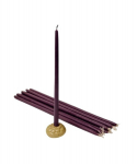Peenikesed naturaalsest mesilasvahast k&uuml;&uuml;nlad, 10 tk, 25 cm, lillad