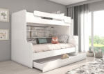 Lastevoodi Adrk Furniture Harell, valge