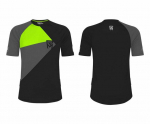 Jalgrattas&auml;rk Rock Machine Trail Jersey SS, must/hall/roheline, XL, XL