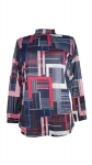 T-s&auml;rk naistele, hall/punane, XXXL/XXXXL