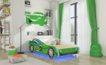 Lastevoodi Adrk Furniture Led Speed, 80x160 cm, roheline