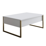 Kohvilaud 90cm x 60cm x 40xm, valge