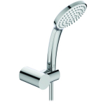 Ideal Standard IdealRain Sof 100 mm 1 funktsiooniga du&scaron;ikomplekt metallist painduva voolikuga 1250 mm, kroomitud B9451AA