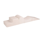 Pehmed ronimisklotsid lastele MeowBaby, valge, 4 elementi