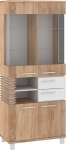 Vitriinkapp Lamir-15, pruun/valge