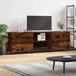 vidaXL telerikapp, suitsutatud tamm, 150x30x50 cm, tehispuit