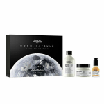 Komplekt kahjustatud juustele L'Oreal Metal Detox Trio naistele: &scaron;ampoon Serie Expert Metal Detox, 300 ml + juuksekreem Metal Detox, 250 ml + juukse&otilde;li Metal Detox, 50 ml
