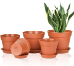 Lillepottide komplekt T4U, 5 tk