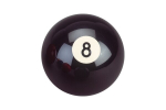 Piljardipall Nr. 8, must 57.2mm
