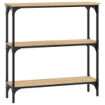 vidaXL konsoollaud, Sonoma tamm, 75x22,5x75 cm, tehispuit