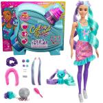 Nukk Barbie Color Reveal + 25 aksessuaari