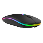 Juhtmeta RGB hiir, must