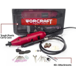 Universaalne painduva v&otilde;lliga lihvmasin ja tarvikud Worcraft 135W, 40 tk