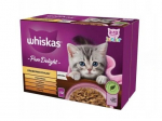 Whiskas noortele kassipoegadele linnuliha, kana, kalkuni ja pardiga, 48x85 g