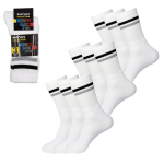 Meeste spordisokid 3 paari Bisoks 11011K valge, 3 tk