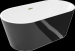 Vann Mexen Luna, 150 x 75 cm, White/Black+Gold