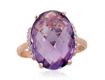 Punasest kullast s&otilde;rmus Diamond Sky "Royal Amethyst II", proov 585 DS01G401