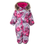 Lenne laste kombinesoon 250g Berry 23307*2663, hall/fuksia