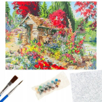 Maalimine numbrite j&auml;rgi Maamaja, 30x40 cm