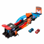 Pimedas helendav stardirada koos autoga Glow Racers Cars