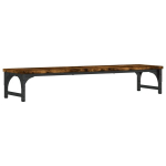 Monitori hoidja vidaXL monitorialus, suitsutatud tamm, 85x23x15,5 cm