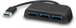 Speedlinki USB-jaotur Snappy Evo 4-pordiline (SL-140109-BK)