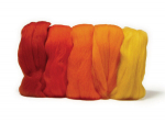 Meriinovill 18mic 5x10g, 5 v&auml;rvi, punane