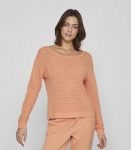 Vila naiste pullover 14089578*01, korall/sh