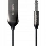 Ugreen Bluetooth 5.3 helivastuv&otilde;tja USB-kaabli heliadapter AUX-pesa Space Grey (70601 CM309)