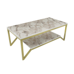 Diivanilaud Asir, 120x60x45,8 cm, kuldne/valge