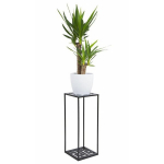 Moodne lillealus, must, 60 cm