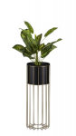 Moodne lillealus, must/kuldne, 55 cm