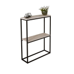ADRK Furniture Mason konsoollaud, must/valge