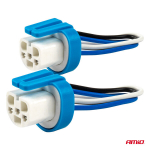 Keraamilised pistikupesad Amio 03057, HB1/HB5 9004/9007, 2 tk