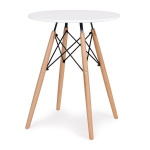 Laud ModernHome KJZB200, valge/pruun