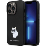 Karl Lagerfeldi silikoonist kaitse&uuml;mbris C metallist n&ouml;&ouml;biga iPhone 13 Pro / iPhone 13 - Peamine
