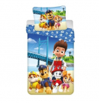 Paw Patrol laste voodipesukomplekt 7465, 140x200 + 70x90 cm, sinine