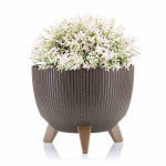 Lillepott jalgadel Rosa linea, 24x 15 cm