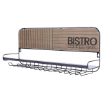K&ouml;&ouml;gi seinariiul Home Styling Collection Bistroo, pruun/must