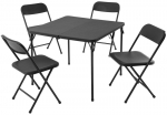 Foldable Table Set and 4 Chairs