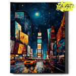 Maalimine numbrite j&auml;rgi Time Square Oh Art!, 40x50 cm