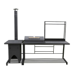 Kompleksgrill boilerpliidiga DM Grili, 2300x610x860 mm, must