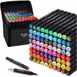 InspiraPens kahepoolsed markerid, 80 tk
