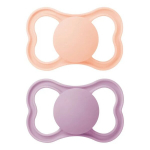 Lutt Mam Air Silicone Pink, 6-16 kuud, 2 tk.