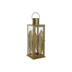 Latern - Kuld - 16,5 x 16,5 x 50 cm - Metall - Elegant - Dekoratiivne